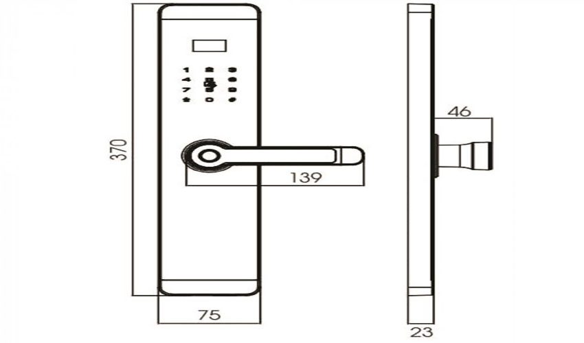 Khóa điện tử vân tay Kassler KL-700 - Hàng chính hãng