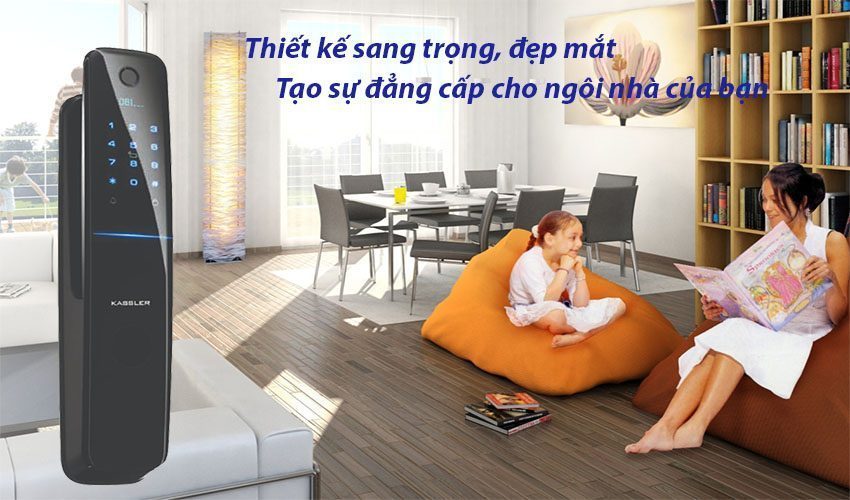 Khóa điện tử vân tay Kassler KL-858 - Hàng chính hãng
