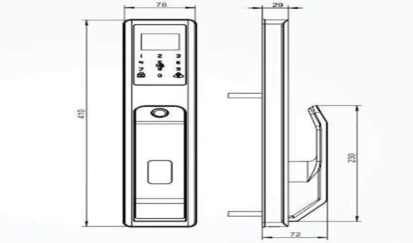 Khóa điện tử vân tay Kassler KL-888 - Hàng chính hãng