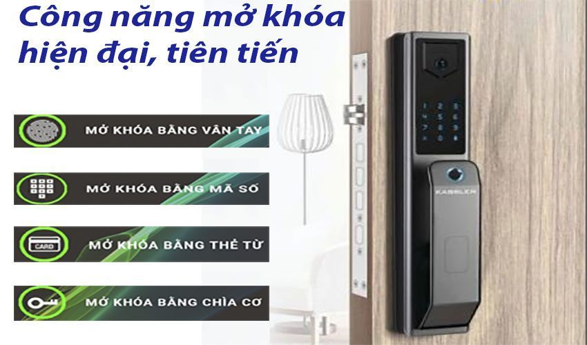 Khóa điện tử vân tay Kassler KL-888 - Hàng chính hãng