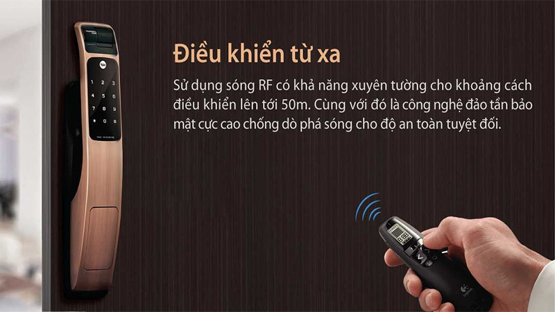 Điều khiển từ xa của Khóa cửa vân tay điện tử Yale YMG40