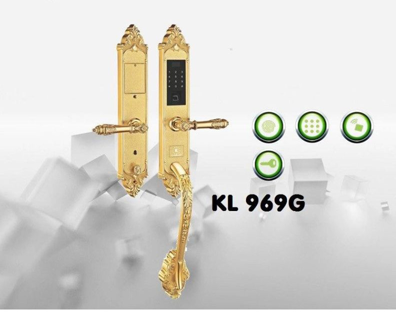 Khóa điện tử vân tay Kassler KL-969G - Hàng chính hãng