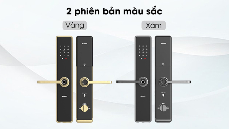 Khoá vân tay thông minh Sharp A1-B - Hàng chính hãng