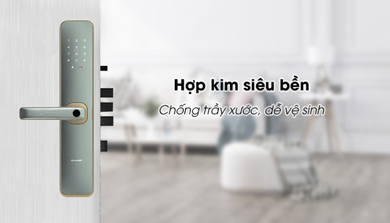 Khóa cửa thông minh Sharp A2-B - Hàng chính hãng