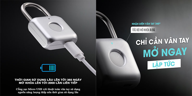 Khóa móc điện tử Kaadas M100 - Hàng chính hãng