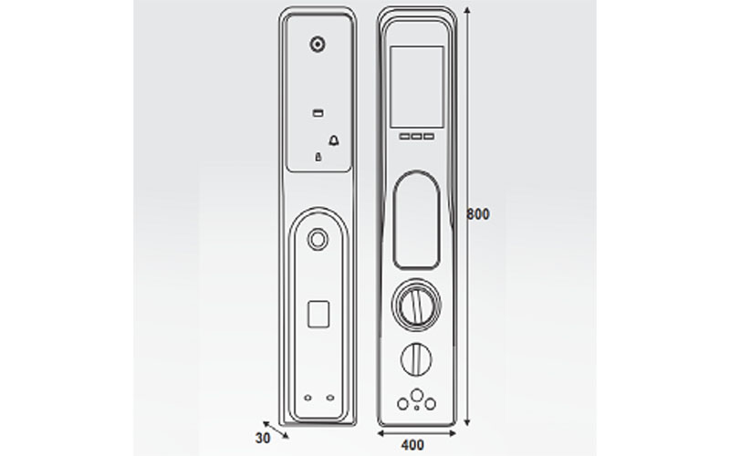 Khóa vân tay nhận diện khuôn mặt Face ID Kassler KL-790 App - Hàng chính hãng