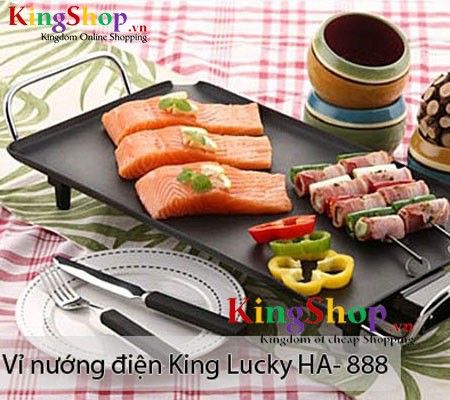 Vỉ nướng điện King Lucky HA-888 - Hàng chính hãng