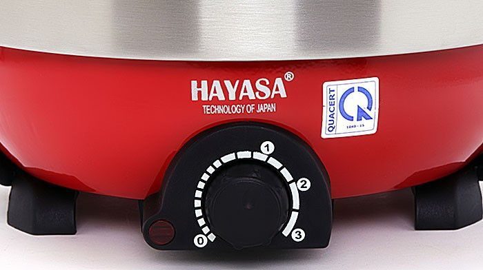 Lẩu điện đa năng Hayasa - núm vặn