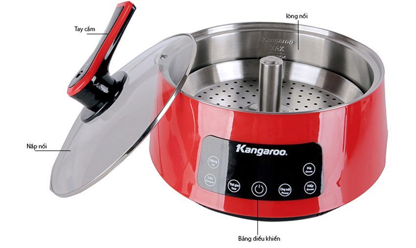 Lẩu điện thang máy Kangaroo KG278 - Hàng chính hãng