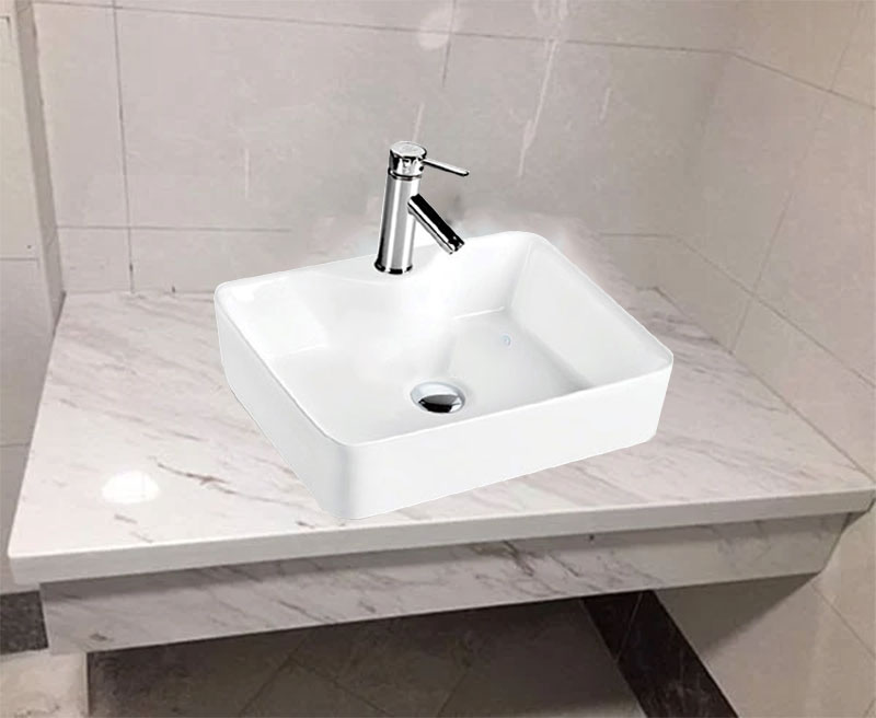 Lavabo đặt bàn Sarika SR-2002 với thiết kế tinh tế, trang nhã