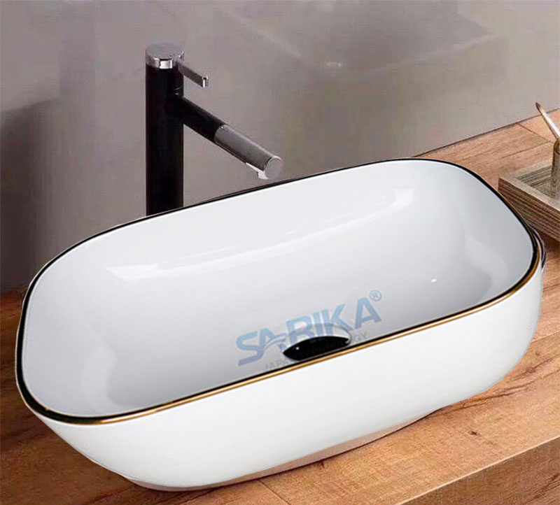 Lavabo đặt bàn Sarika SR-2006 với thiết kế hiện đại, tinh tế
