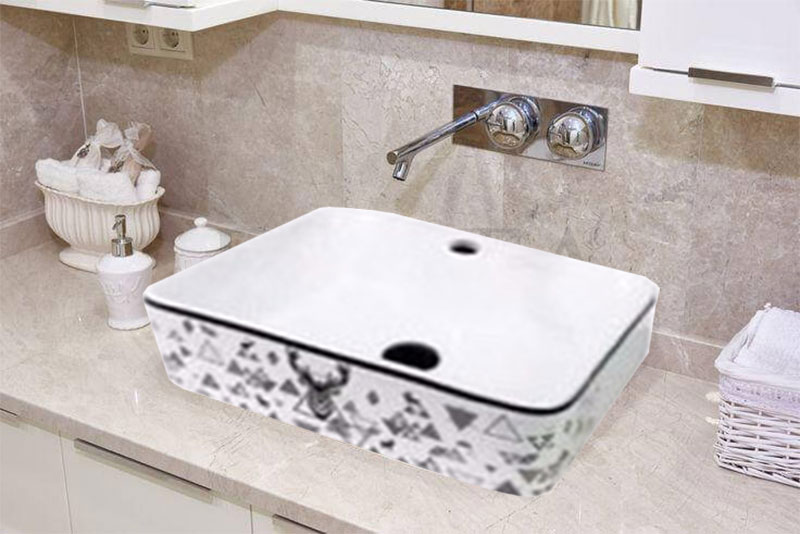 Lavabo đặt bàn Sarika SR-2007 - Hàng chính hãng