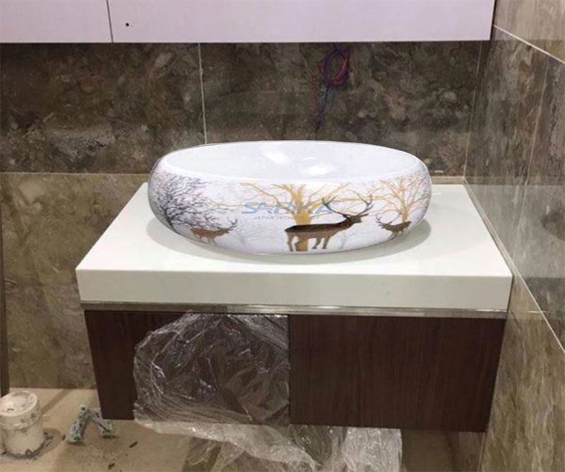 Lavabo đặt bàn Sarika SR-2032 - Hàng chính hãng