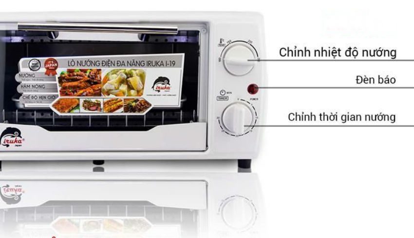 Lò nướng điện đa năng Iruka I-19 - Hàng chính hãng