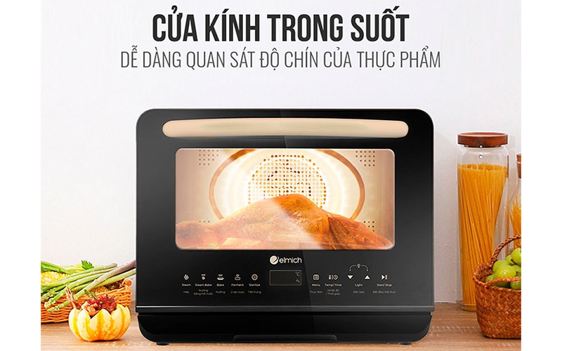 Lò chiên hơi nước Elmich AFE-3943OL - Hàng chính hãng