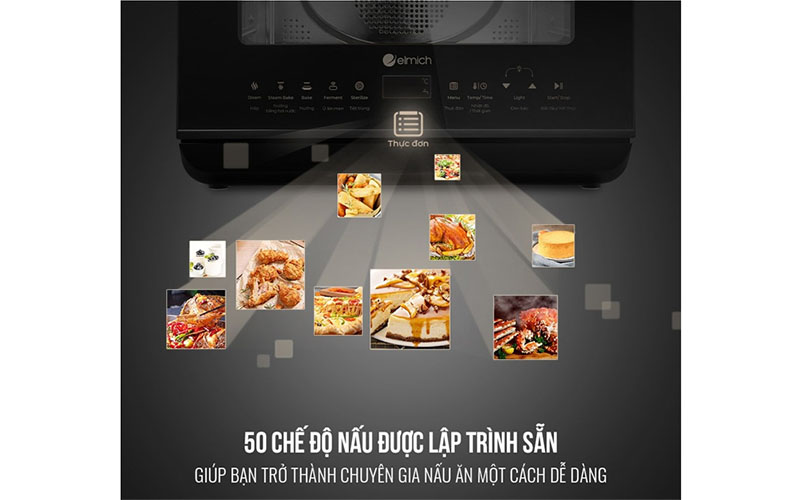 Lò chiên hơi nước Elmich AFE-3943OL - Hàng chính hãng