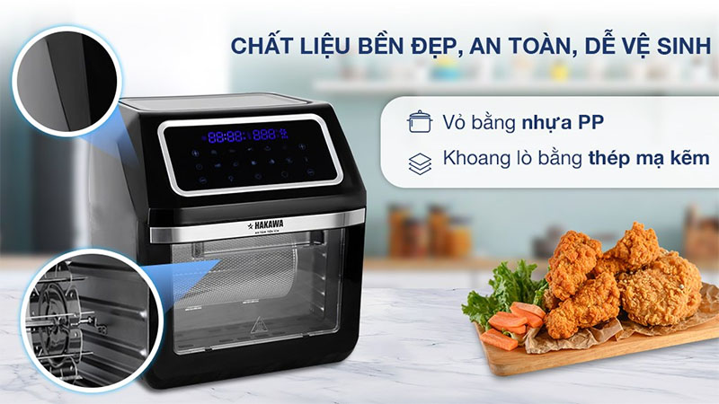 Lò chiên không dầu Hakawa HK-AF12L - Hàng chính hãng