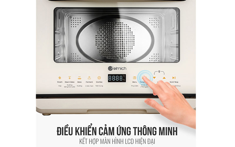 Lò chiên không dầu hơi nước Elmich AFE-3944 - Hàng chính hãng