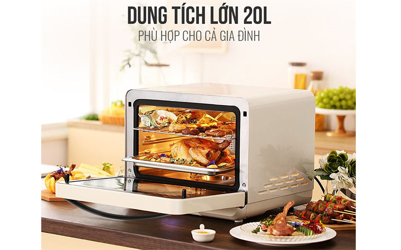 Lò chiên không dầu hơi nước Elmich AFE-3944 - Hàng chính hãng