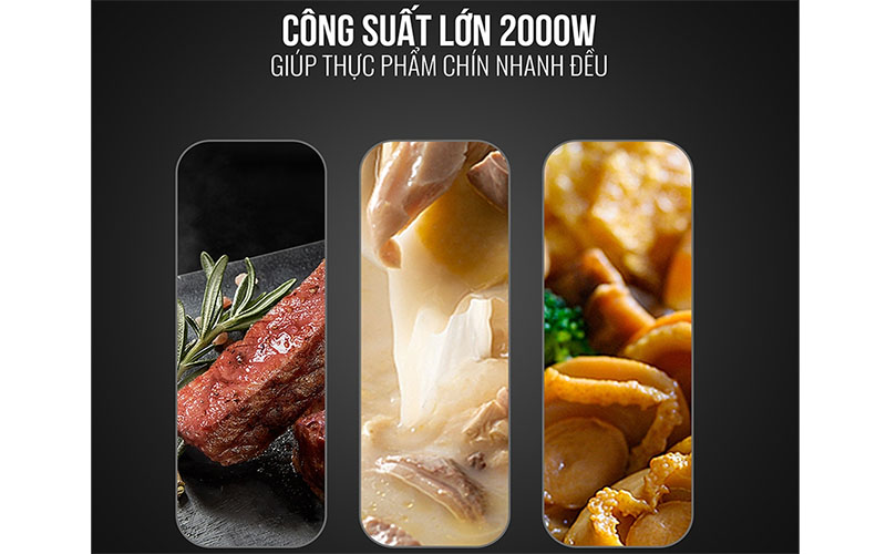 Lò chiên không dầu hơi nước Elmich AFE-3944 - Hàng chính hãng