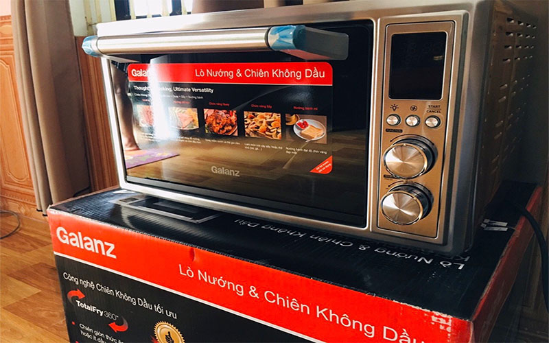 Lò chiên không dầu và nướng đối lưu Galanz KF1830ELQ-H12U - Hàng chính hãng