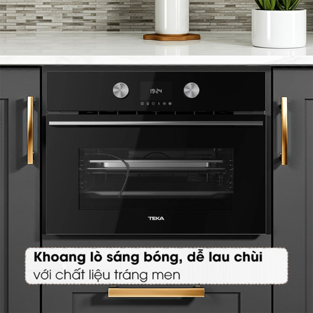 Lò hấp kết hợp nướng Teka HLC-8470-SC-BK - Hàng chính hãng