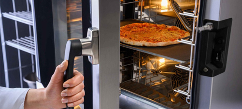 Mặt kính 2 lớp trong suốt,dễ quan sát thức ăn bên trong