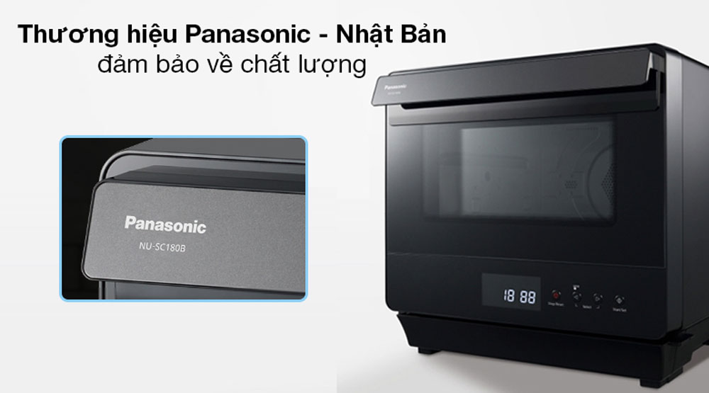 Lò hấp nướng chiên không dầu Panasonic NU-SC180BYUE - Hàng chính hãng