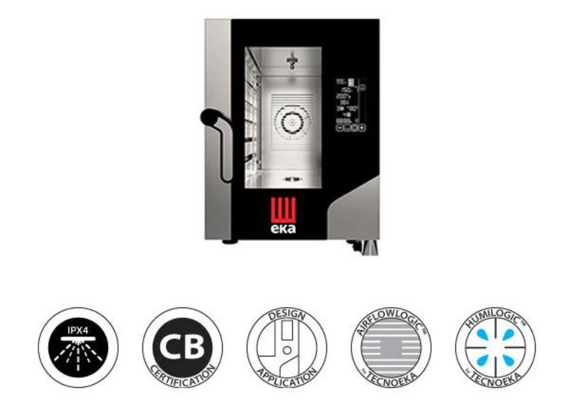 Lò hấp nướng đa năng 6 khay Eka MKF-611-C-BM - Hàng chính hãng