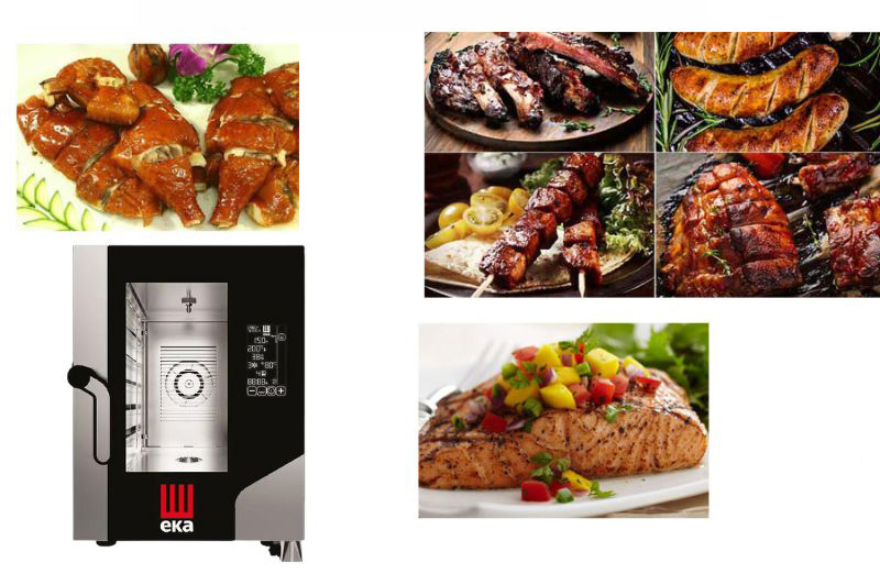 Lò hấp nướng đa năng 6 khay Eka MKF-611-C-BM - Hàng chính hãng