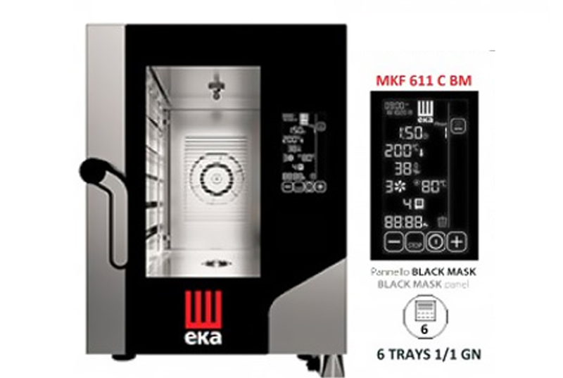 Lò hấp nướng đa năng 6 khay Eka MKF-611-C-BM - Hàng chính hãng