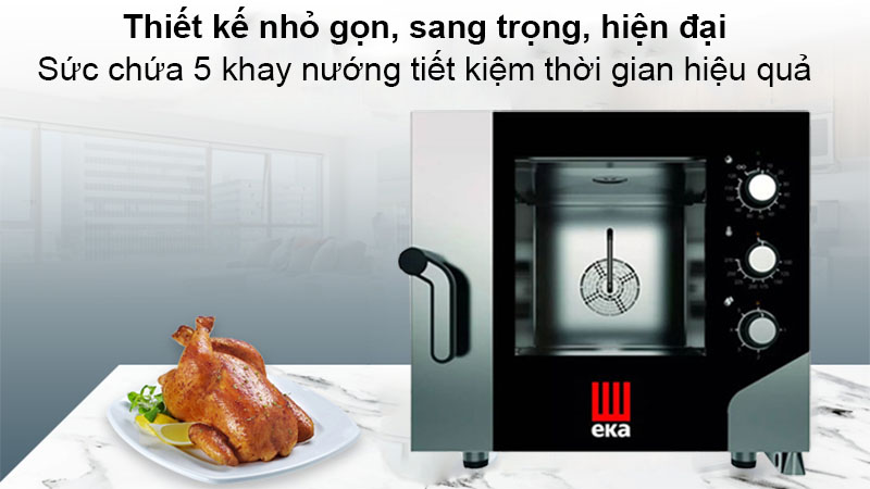 Lò hấp nướng đa năng EKA MKF-511-S - Hàng chính hãng
