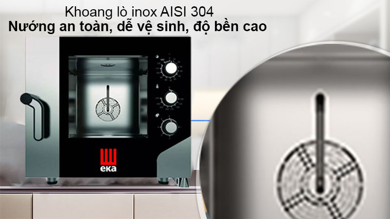 Lò hấp nướng đa năng EKA MKF-511-S - Hàng chính hãng