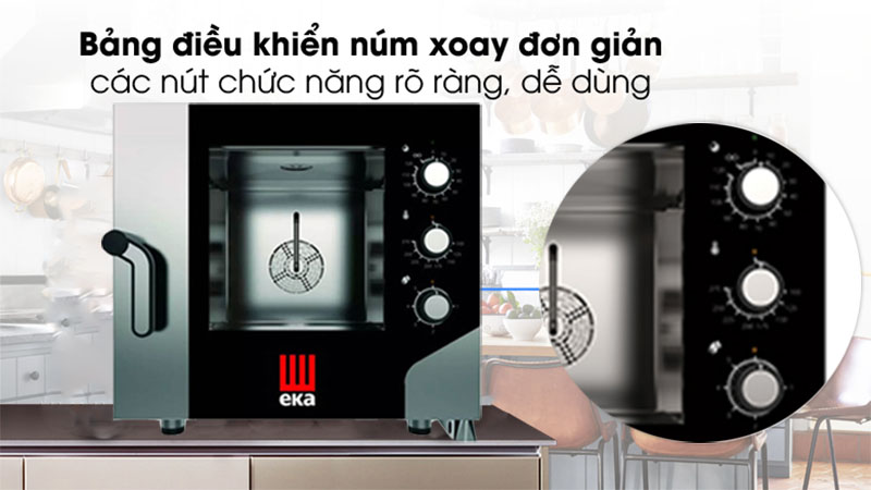 Lò hấp nướng đa năng EKA MKF-511-S - Hàng chính hãng