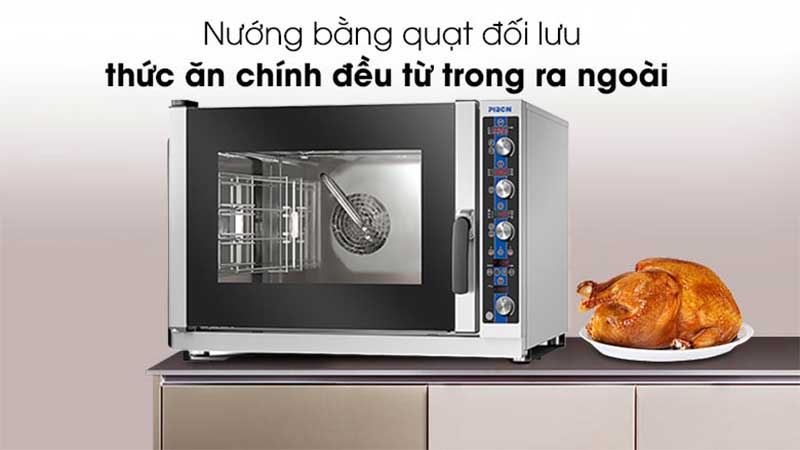 Lò hấp nướng đa năng Piron PF9104W - Hàng chính hãng