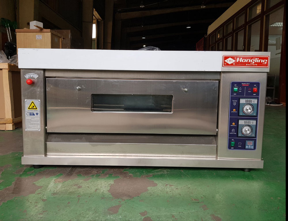 Lò nướng dùng gas 1 tầng 2 khay Hongling HLY-102F - Hàng chính hãng