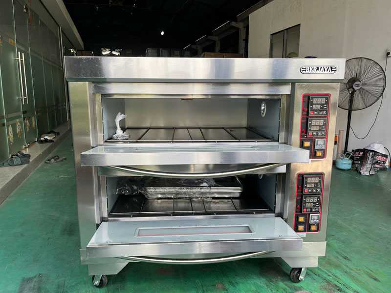 Lò nướng điện 2 tầng 4 khay Berjaya BJY-E13KW-2BDD - Hàng chính hãng