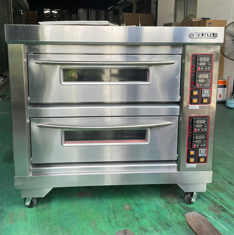 Lò nướng điện 2 tầng 4 khay Berjaya BJY-E13KW-2BDD - Hàng chính hãng