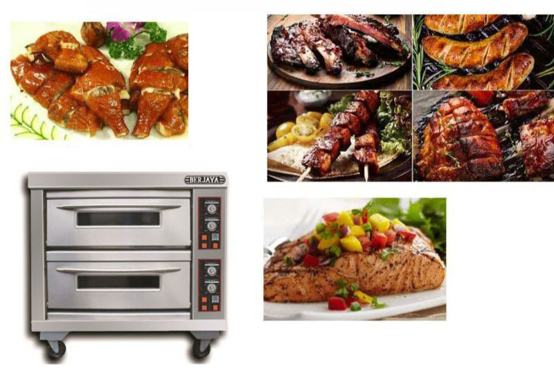 Lò nướng điện 2 tầng 4 khay Berjaya BJY-E13KW-2BDD - Hàng chính hãng