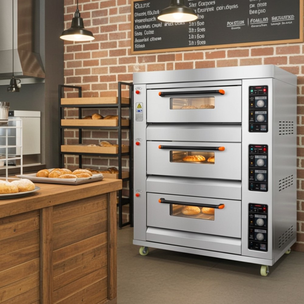 Lò nướng 3 tầng 6 khay Hongling HLY-306F - Hàng chính hãng