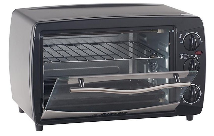 Lò nướng điện Alaska KW-25C cửa lò nướng làm từ thủy tinh dày trong suốt