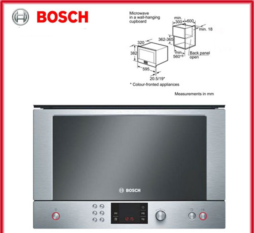 Lò vi sóng Bosch HMT85MR53 - Hàng chính hãng