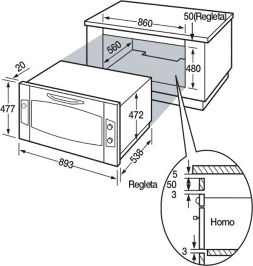 Lò nướng Fagor 6H-936AX - Hàng chính hãng