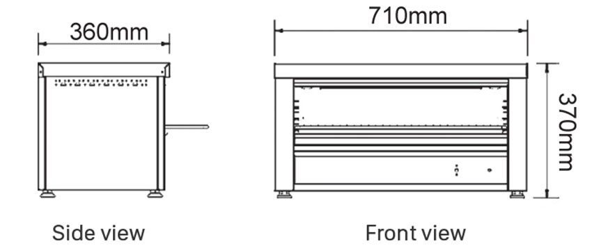 Lò nướng Salamander Berjaya E SALA11 - Hàng chính hãng