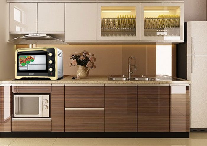 Lò nướng Sanaky VH-359N2D - 1600W 35L Vỏ Inox