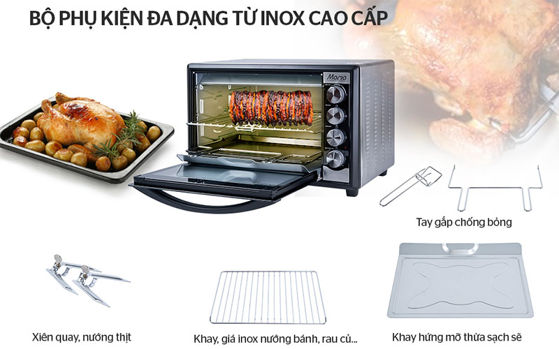 Bộ phụ kiện của Lò nướng Sunhouse Mama SHD4250S