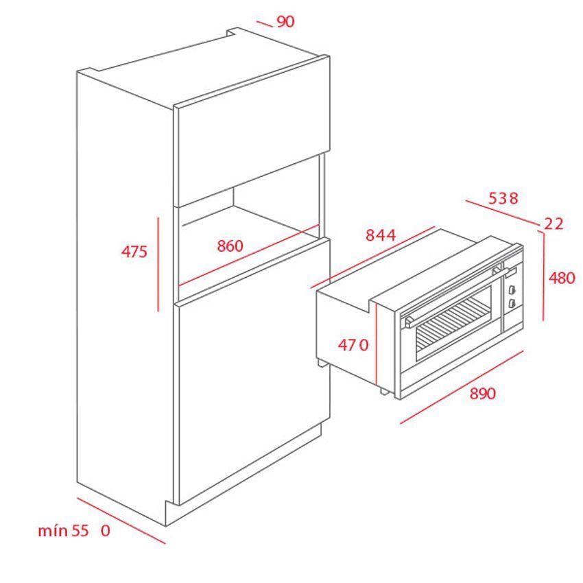 Lò nướng Teka HL-940 - Hàng chính hãng