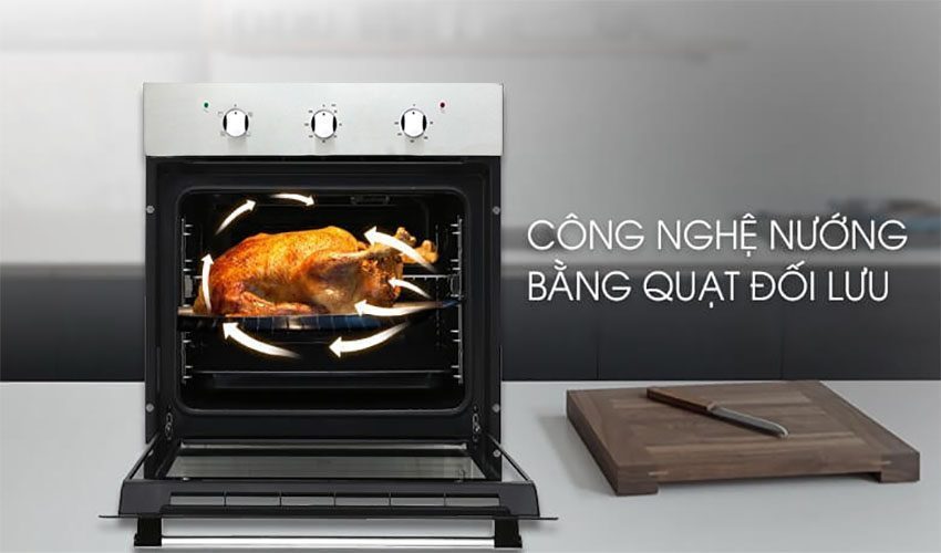 Lò nướng âm tủ Binova BI-55-SS - Hàng chính hãng