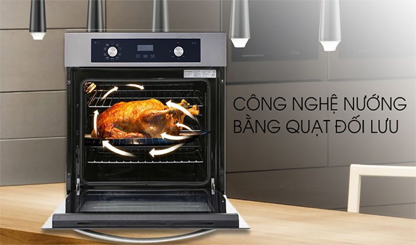 Lò nướng âm tủ Binova BI-66-ISO-SS - Hàng chính hãng