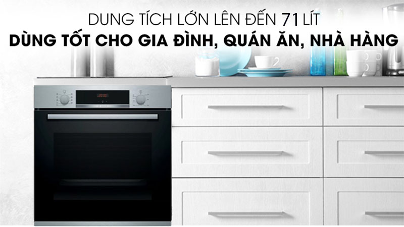 Lò nướng âm tủ Bosch HBA512ES0 - Hàng chính hãng